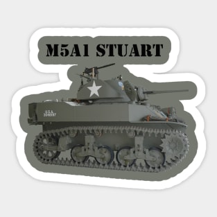 M5A1 Stuart Sticker